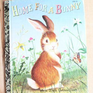 Vintage Home for a Bunny Hardcover Book- A Little Golden Book